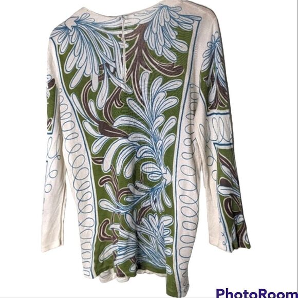 Vintage Sixties Pattern Tunic Length Sweater size M - Picture 3 of 12